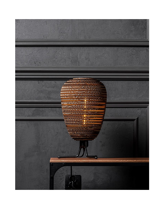 Lampa biurkowa z tektury - ORGANIC M